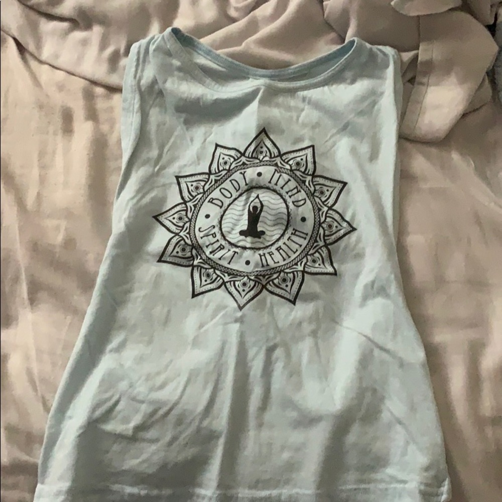 Open back yoga tank